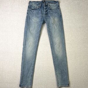 PRPS Windsor Tapered Skinny Fit Jeans Light Blue Stretch Denim Men's 30x34